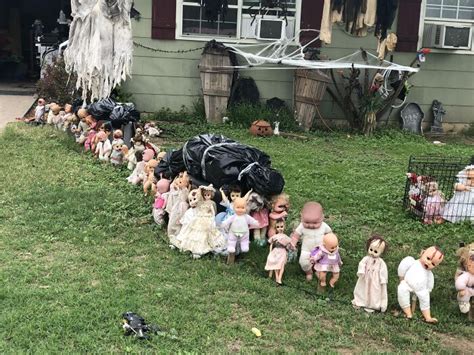 doll halloween yard|unique halloween yard decorations.